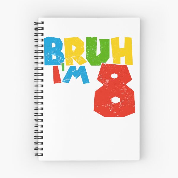 Item preview, Bruh - I'm Eight Birthday Boy Girl Shirt designed and sold by markusabart.