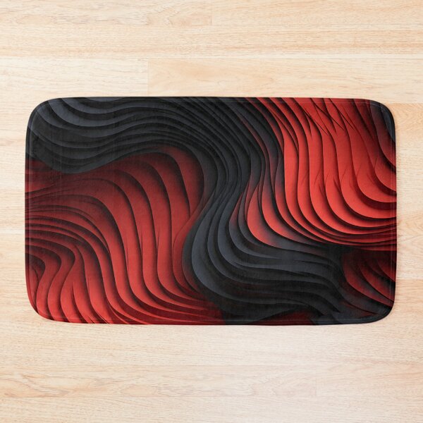 Item preview, Ruby Whorls: Intricate Red and Black Abstraction designed and sold by VectorPlace.