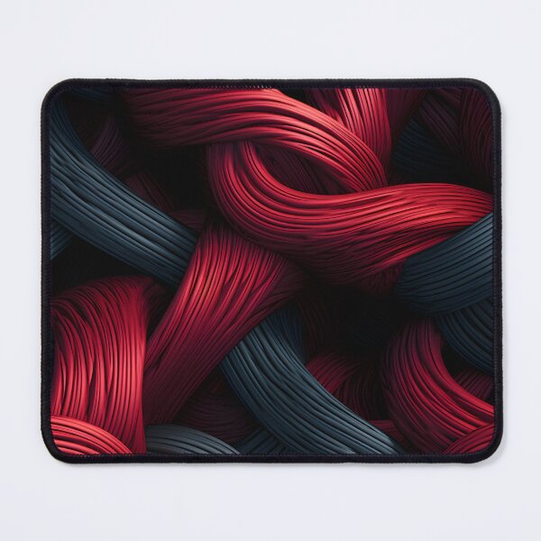 Item preview, Crimson Twine: Red and Black Abstract Weave designed and sold by VectorPlace.