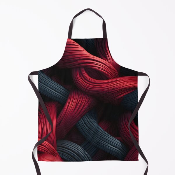 Item preview, Crimson Twine: Red and Black Abstract Weave designed and sold by VectorPlace.