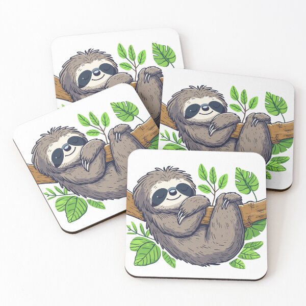 Item preview, Snooze Master Sloth designed and sold by Pattern-Parade.