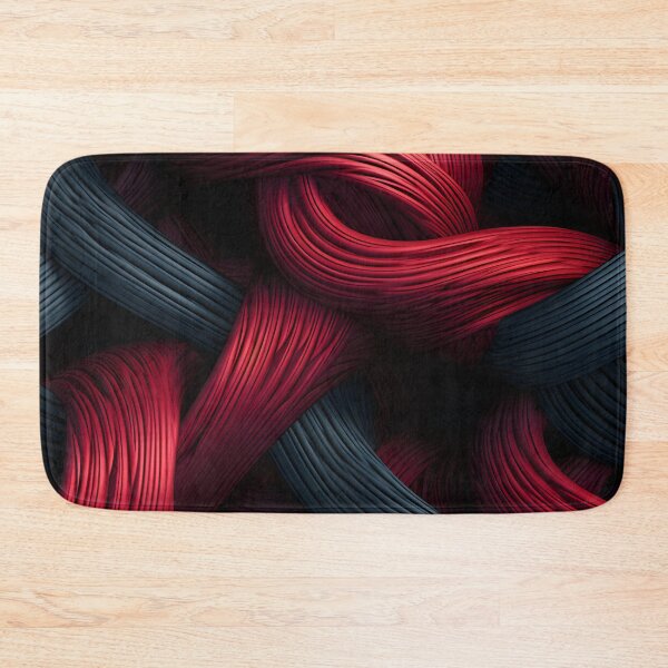 Item preview, Crimson Twine: Red and Black Abstract Weave designed and sold by VectorPlace.