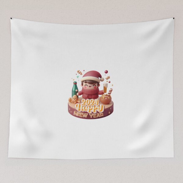 Item preview,  Christmas Cheer and New Year's Wishes: Embracing the Festive Spirit, Celebrating Hope, and Welcoming 2024 with Open Arms designed and sold by bkbh.