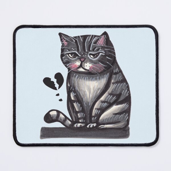 Item preview, A Sad Heartbroken Cat designed and sold by margothuang.