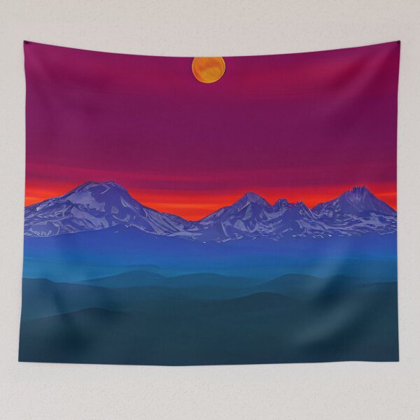 Item preview, Sisters Oregon In An Oil Painting Style Design designed and sold by OregonsOwn.