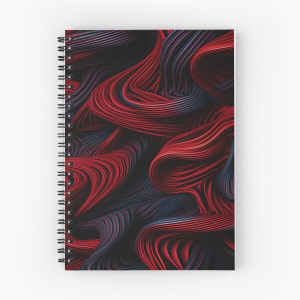 Item preview, Scarlet Swirls: Abstract Red and Black Movement designed and sold by VectorPlace.