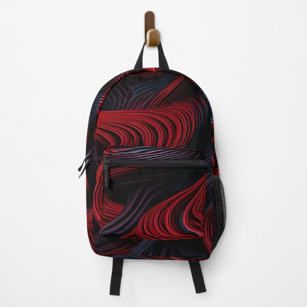 Item preview, Scarlet Swirls: Abstract Red and Black Movement designed and sold by VectorPlace.