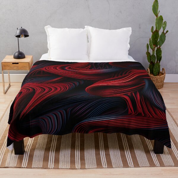 Item preview, Scarlet Swirls: Abstract Red and Black Movement designed and sold by VectorPlace.