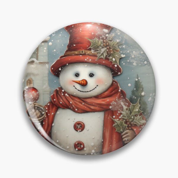 Item preview, Vintage Christmas Snowman designed and sold by Juliascutecornr.