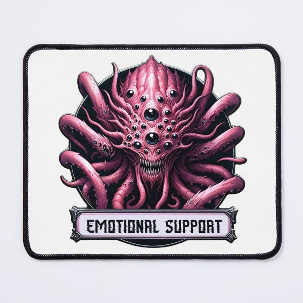 Item preview, Emotional Support Pink Horror designed and sold by Mekone.