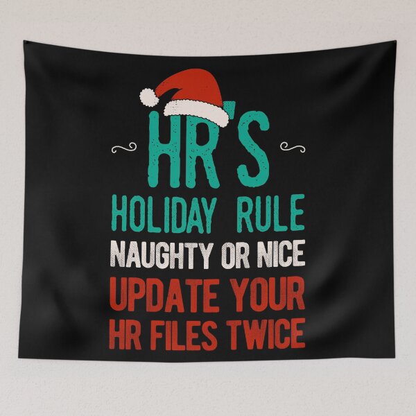 Item preview, Funny Human Resources Christmas HR designed and sold by artworkbyrihen.