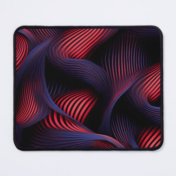 Item preview, Scarlet Waves: Abstract Red and Black Motion designed and sold by VectorPlace.