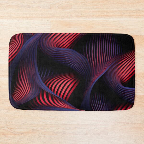 Item preview, Scarlet Waves: Abstract Red and Black Motion designed and sold by VectorPlace.