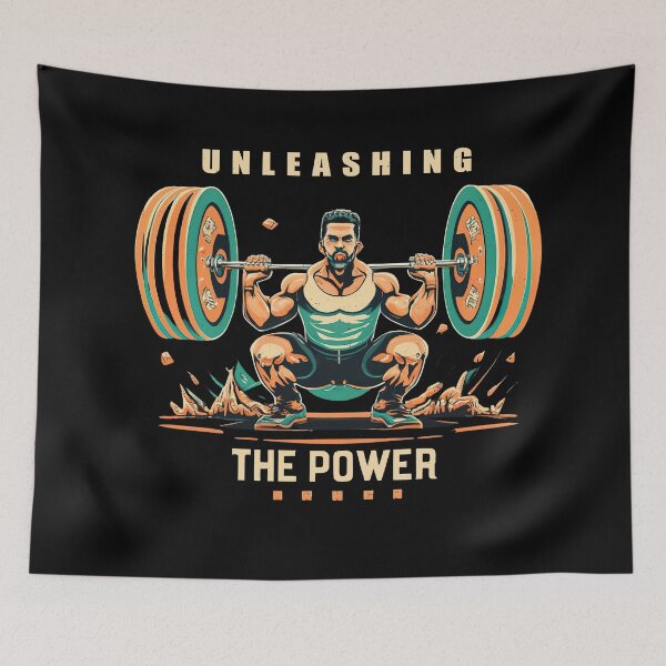 Item preview, Weightlifting - Unleashing The Power designed and sold by Mindful-Designs.