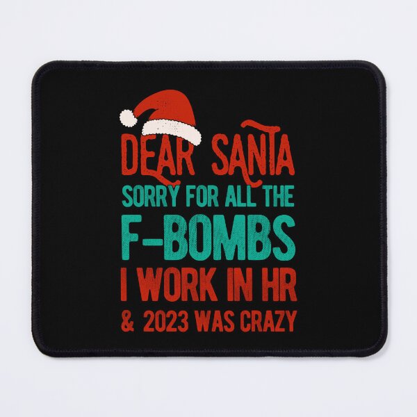 Item preview, Funny Dear Santa HR Human Resources Christmas 2023 designed and sold by artworkbyrihen.