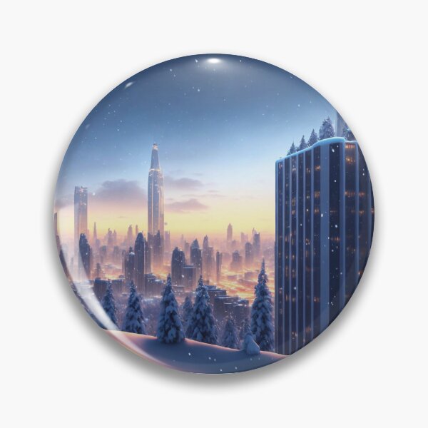 Item preview, City in snow designed and sold by m-y-A-I-A-R-T-.