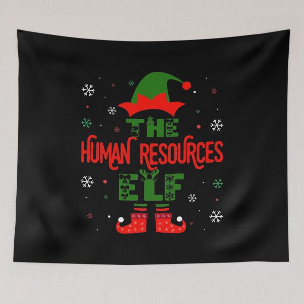 Item preview, The HR Human Resources Elf Funny Christmas designed and sold by artworkbyrihen.