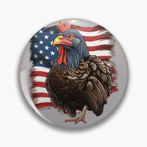 Item preview, Patriotic Thanksgiving Turkey - Funny USA Holiday Art designed and sold by Emaga Digital Studio.