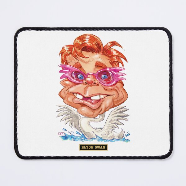 Item preview, ELTON SWAN, Another Great Illustration from Paul Cemmick's POPSTAR MUTATIONS by DAVID RICHARDSON designed and sold by TIGERDAVER.