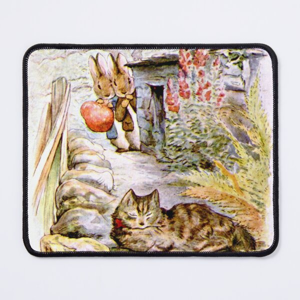 Item preview, Beatrix Potter - Peter and Benjamin Sneak Past the Cat  designed and sold by forgottenbeauty.
