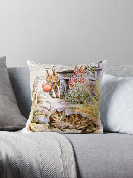Item preview, Beatrix Potter - Peter and Benjamin Sneak Past the Cat  designed and sold by forgottenbeauty.
