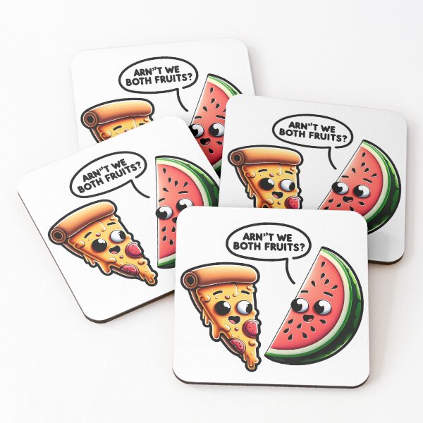 Item preview, Fruitful Conversation - Pizza Meets Watermelon designed and sold by Fivelok.