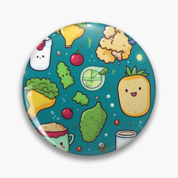 Item preview, Cute food fiesta ANIME style seamless designed and sold by lamamamamamiar.