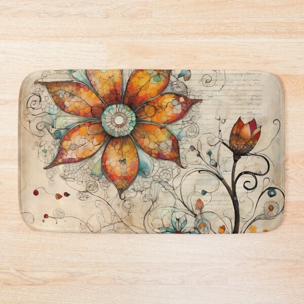 Item preview, The evolution of nature on your screen: Creating floral digital art from traditional sketches. designed and sold by Artedig.