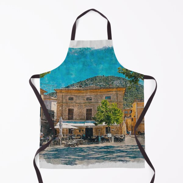 Item preview, Pollensa Town Square Mallorca designed and sold by GG WALL ART.