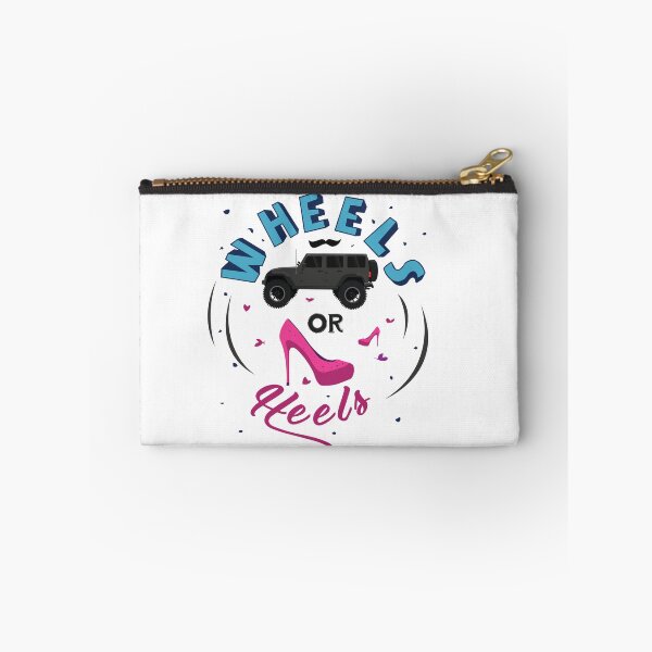 Artikelvorschau, Räder oder Fersen - Gender Reveal Baby Shower T-Shirt entworfen und verkauft von Urbane Designs.