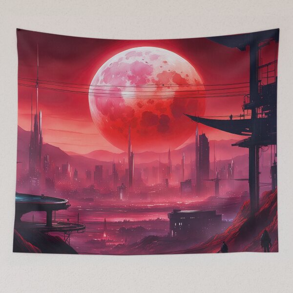 Artikelvorschau, Blutmond entworfen und verkauft von AIartistIT.