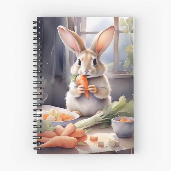 Item preview, A cute rabbit eats a carrot designed and sold by m-y-A-I-A-R-T-.