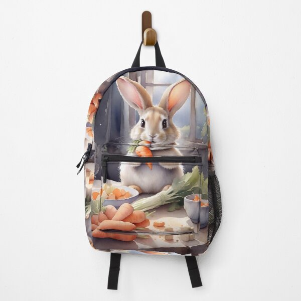 Item preview, A cute rabbit eats a carrot designed and sold by M-Y-A-R-T-.