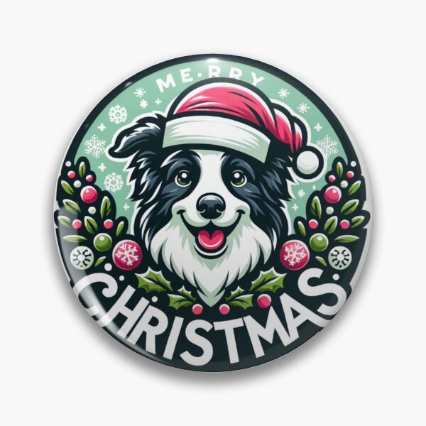 Item preview, border collie christmas designed and sold by pocopocodog123.