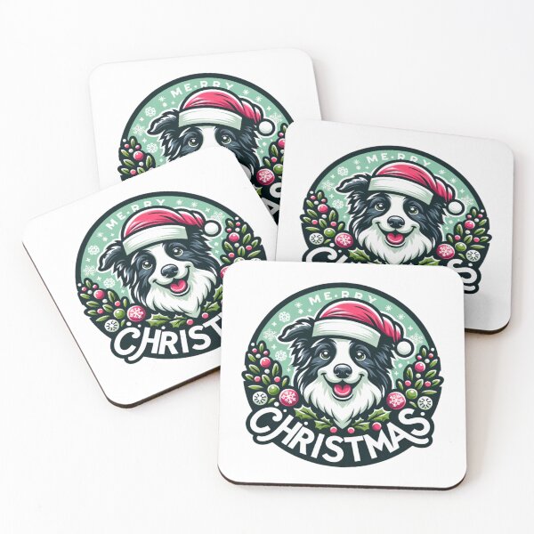 Item preview, border collie christmas designed and sold by pocopocodog123.
