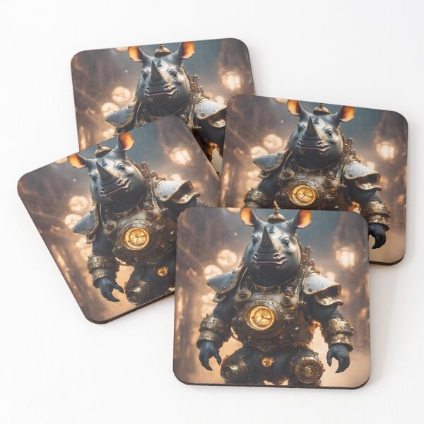 Artikelvorschau, Steampunk Rhino entworfen und verkauft von Geek-Girl-Art.