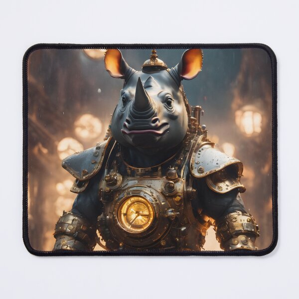 Item preview, Steampunk Rhino designed and sold by Geek-Girl-Art.