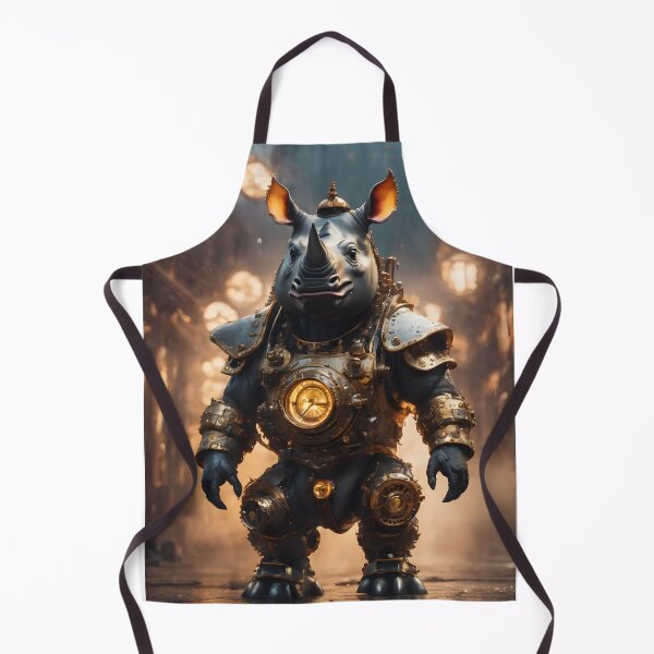 Artikelvorschau, Steampunk Rhino entworfen und verkauft von Geek-Girl-Art.