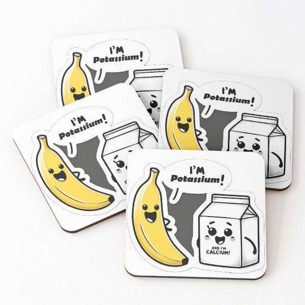 Item preview, Nutrient Buddies - Banana & Milk Chat designed and sold by Fivelok.