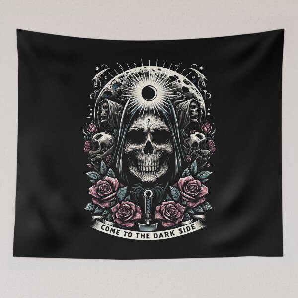 Item preview, Skull Night: Mystical Skulls & Red Roses designed and sold by darkfantasy-atk.