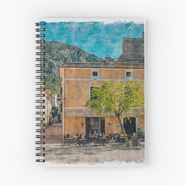 Item preview, Plaza del Pueblo de Pollensa Mallorca designed and sold by GG WALL ART.