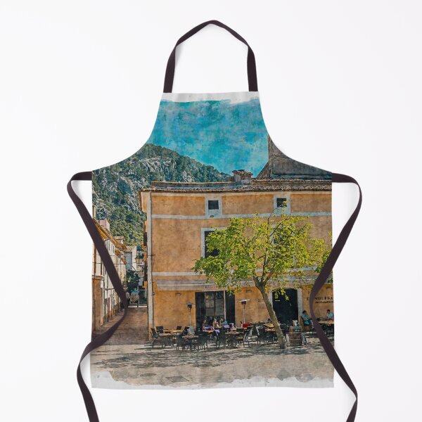 Item preview, Pollensa Town Square Mallorca designed and sold by GG WALL ART.