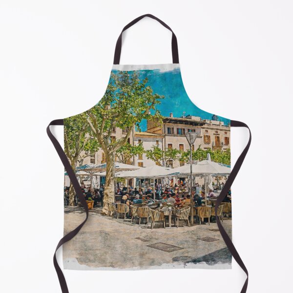 Item preview, Pollensa Town Square Mallorca designed and sold by GG WALL ART.