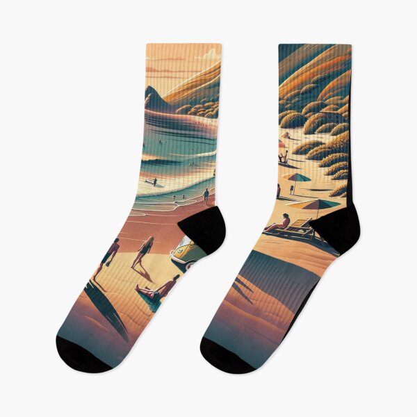 Item preview, Retro Radiance: Sun, Beach And Vintage Colors designed and sold by LIAMRIVIERART.