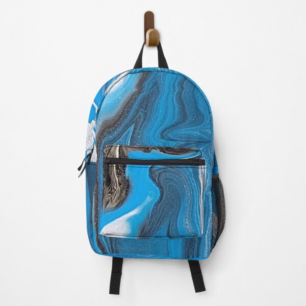Item preview, Mountain Glacier Landslide. Blue, White and Black Colour Play designed and sold by VividWillowTees.