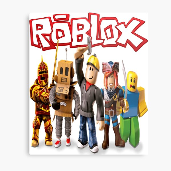 Roblox Noob Character Metal Print by Vacy Poligree - Pixels