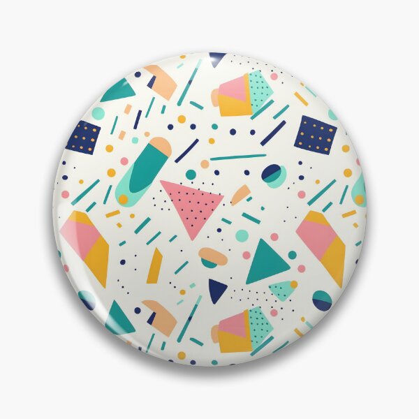 Item preview,  "Retro Radiance: Bright Vintage Pastel Geometric Pattern" designed and sold by raphicha365.