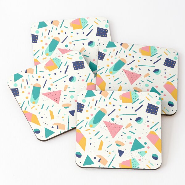 Item preview,  "Retro Radiance: Bright Vintage Pastel Geometric Pattern" designed and sold by raphicha365.