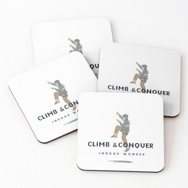 Item preview, Climb and conquer indoor rock climbing designed and sold by BreadnButter97.