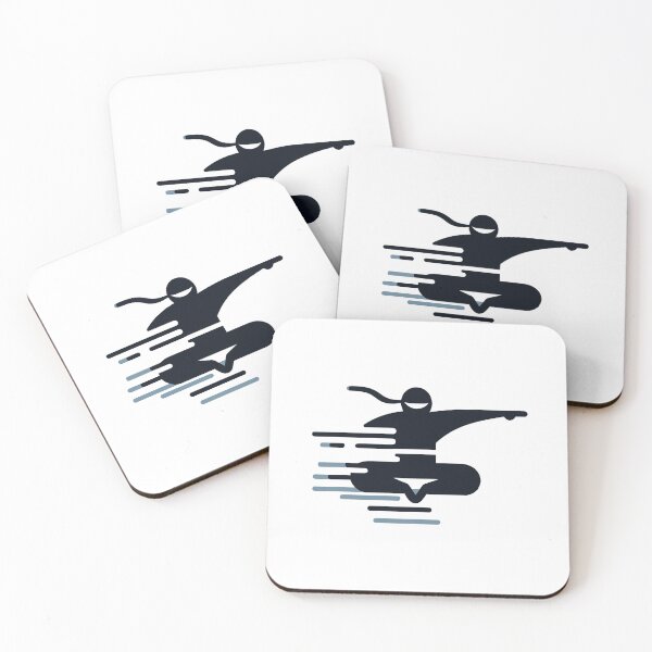 Item preview, Stealthy Shadows - Minimalistic Ninja Silhouette designed and sold by Pattern-Parade.